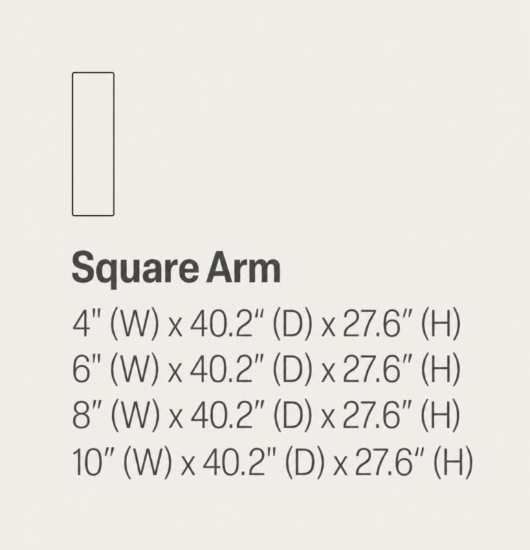 ALESSIA Square Arm