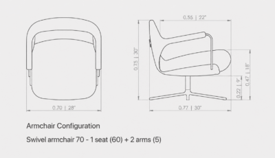 BART Swivel – Swing Chair