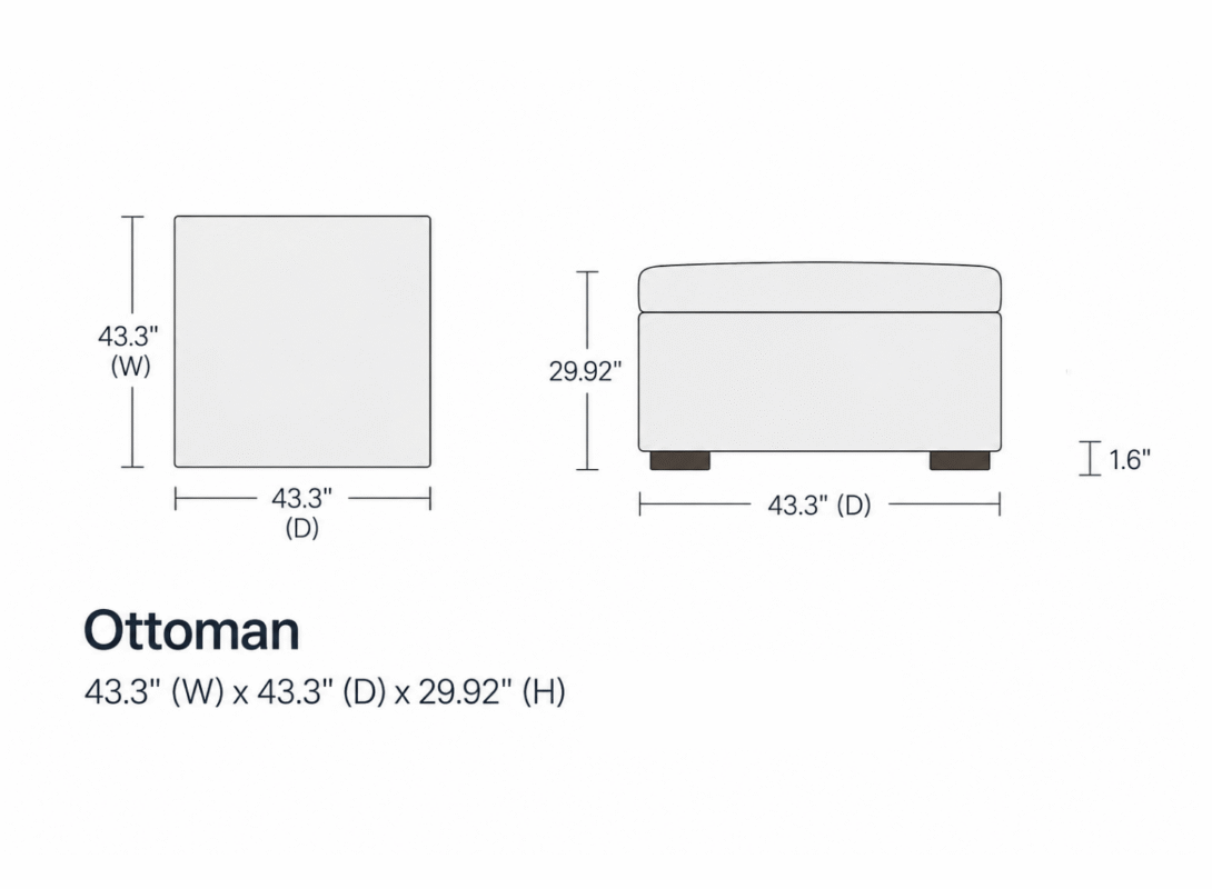 HUNTER Ottoman