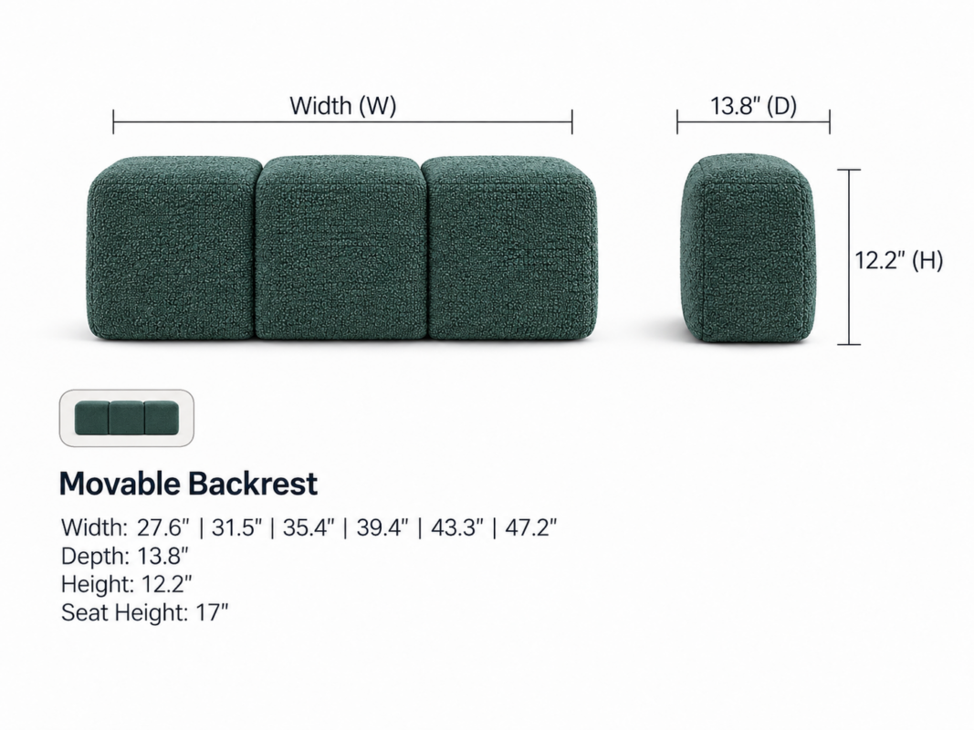 HUNTER Movable Backrest