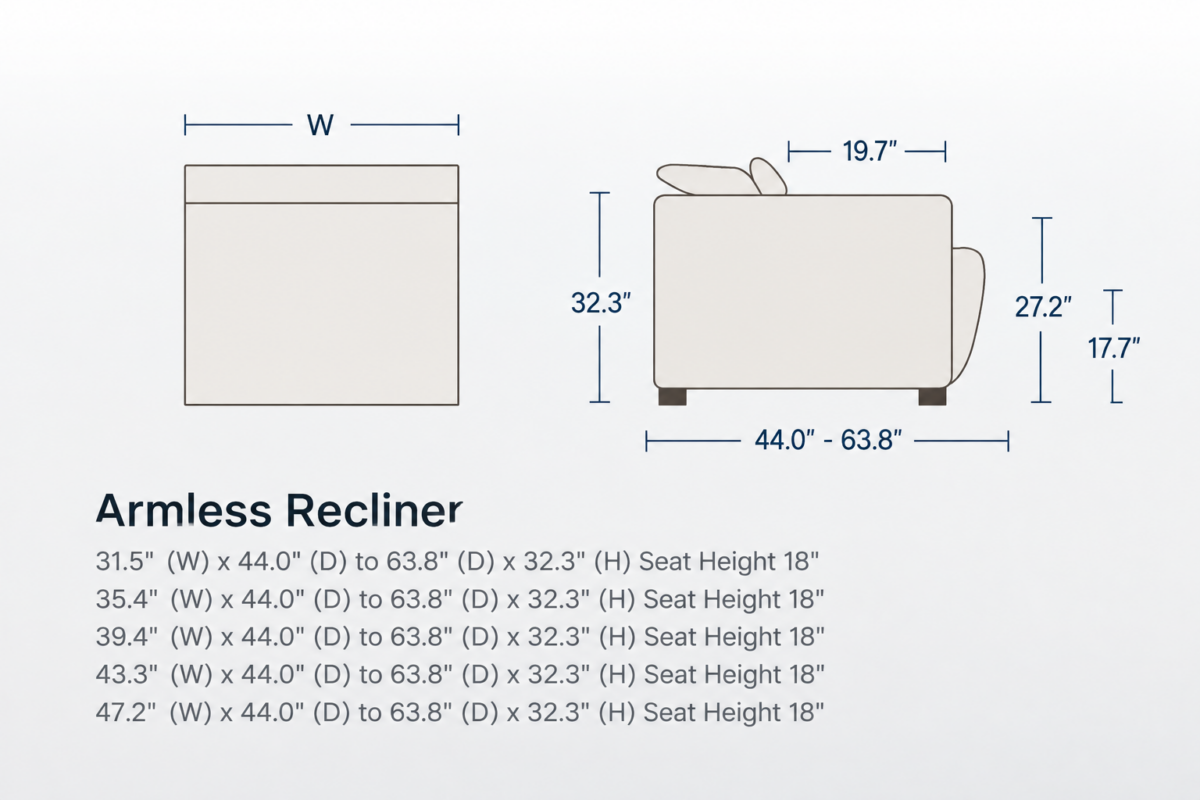 MORE Seater Manual Recliner