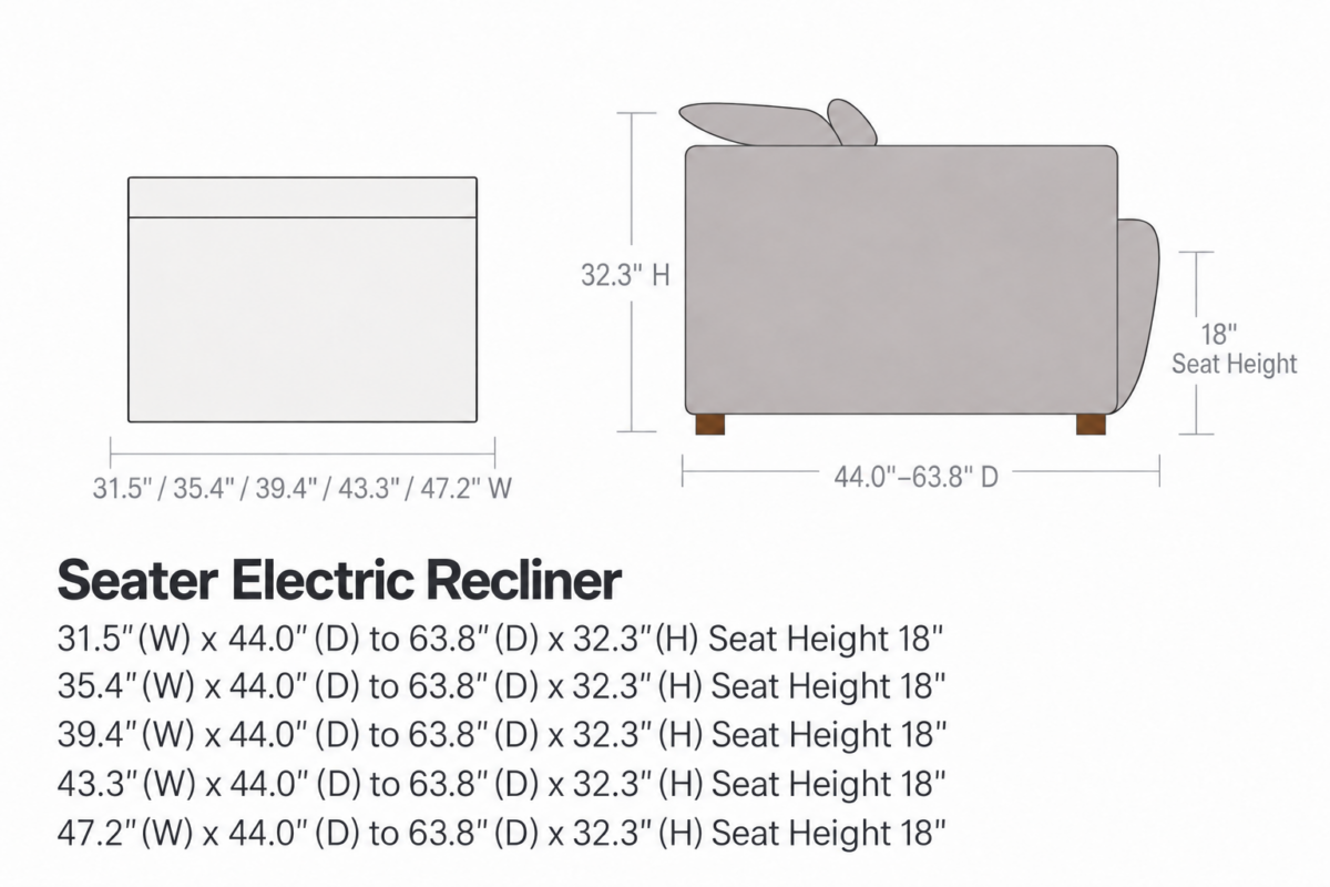 MORE Seater Electric Recliner