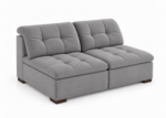 NELLA 2 Seater Armless - Image 3