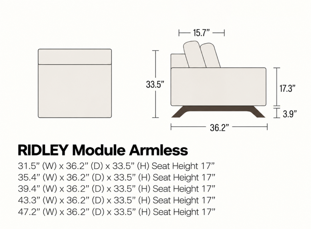 RIDLEY Chaise