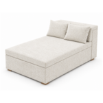 VENICE Retractable Armless Chaise