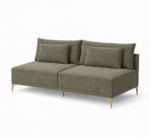 LOUIS 2 Seater Armless