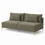 LOUIS 2 Seater Armless