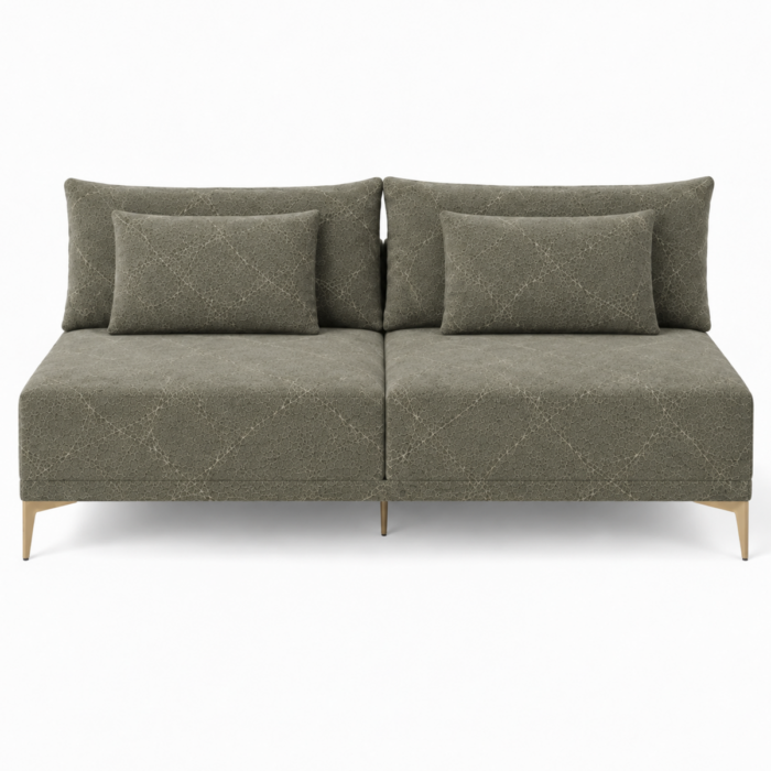 LOUIS 2 Seater Armless