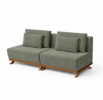 RIDLEY 2 Seater Armless