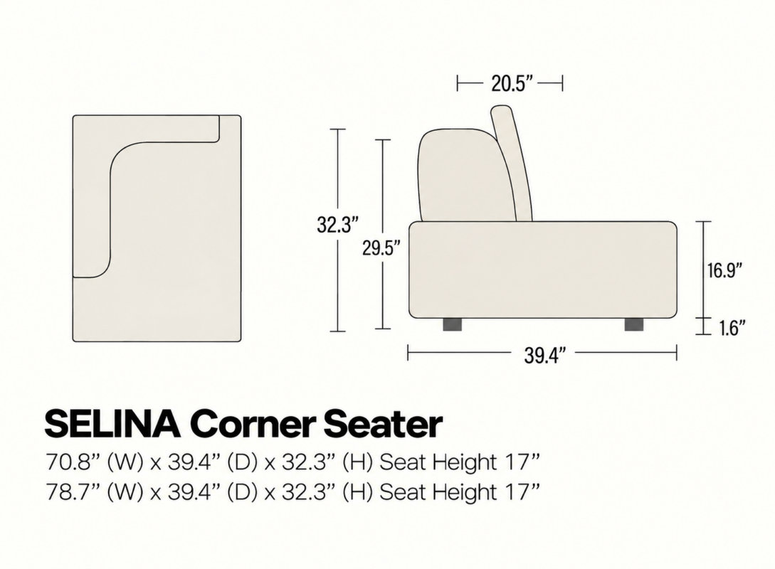 SELINA Corner Chaise