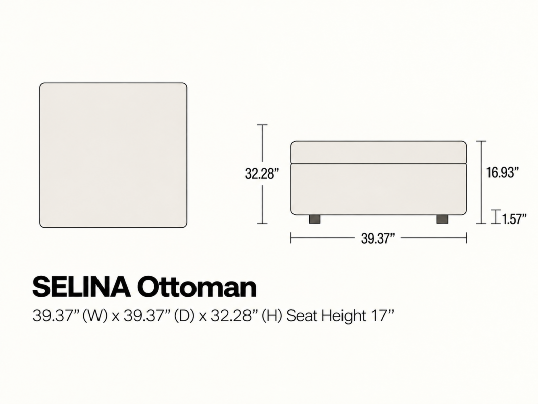 SELINA Ottoman