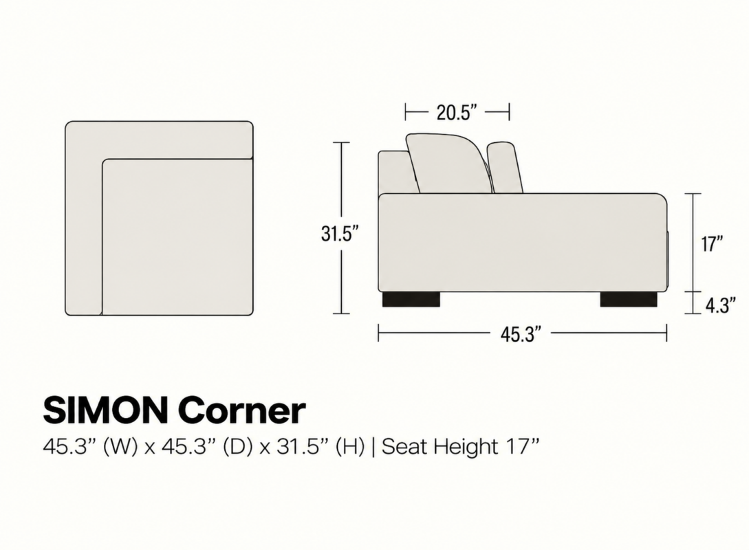 SIMON Retractable Chaise with Arm