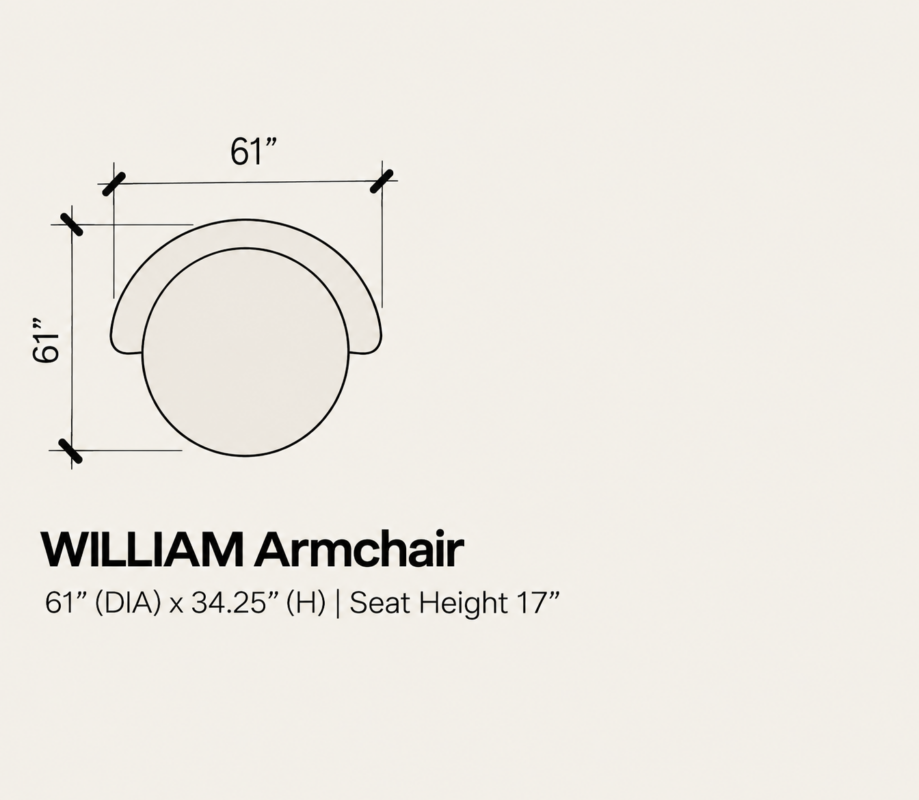 WILLIAM Armchair