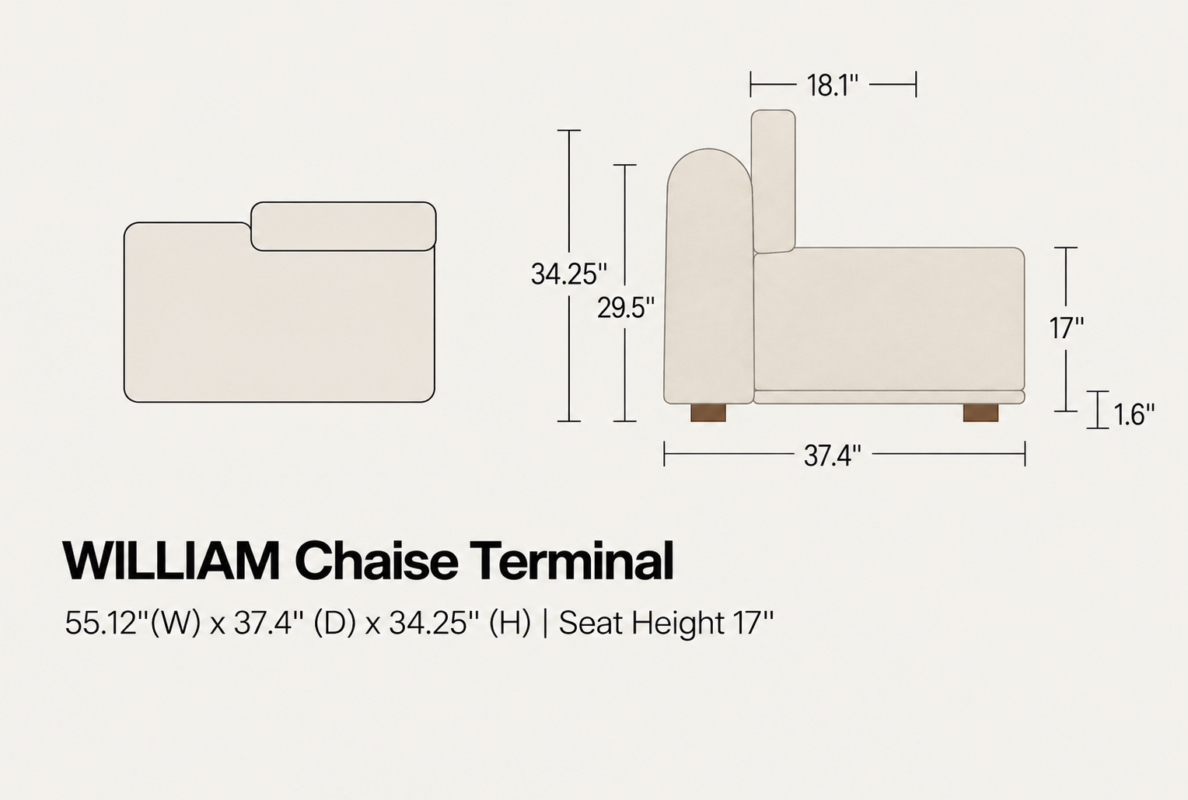 WILLIAM Chaise