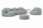 WILLIAM Round Ottoman - Image 2