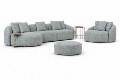 WILLIAM Round Ottoman