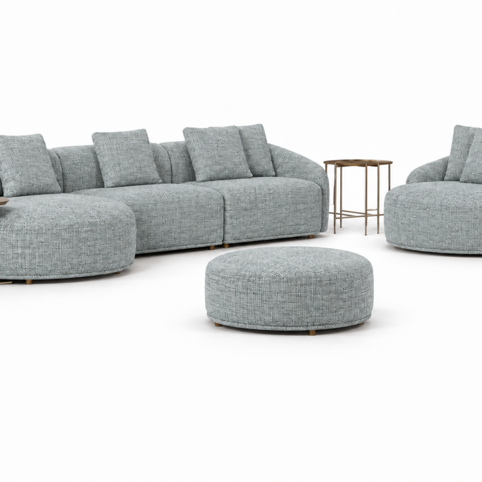 WILLIAM Round Ottoman