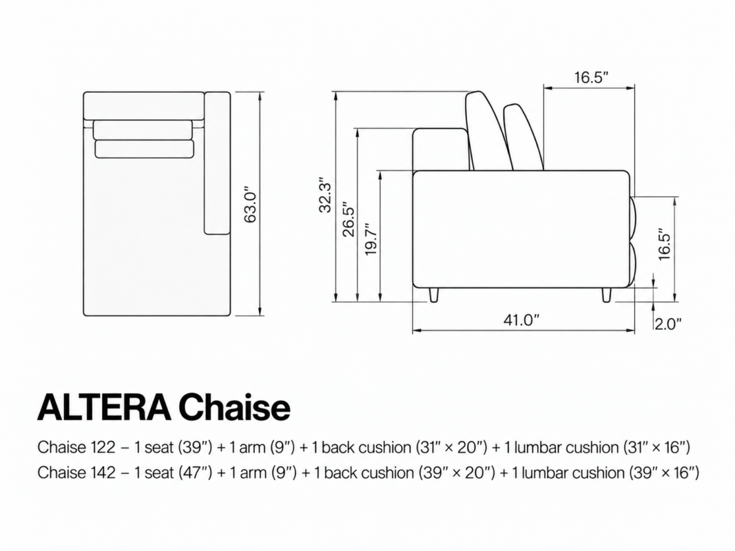ALTERA Chaise