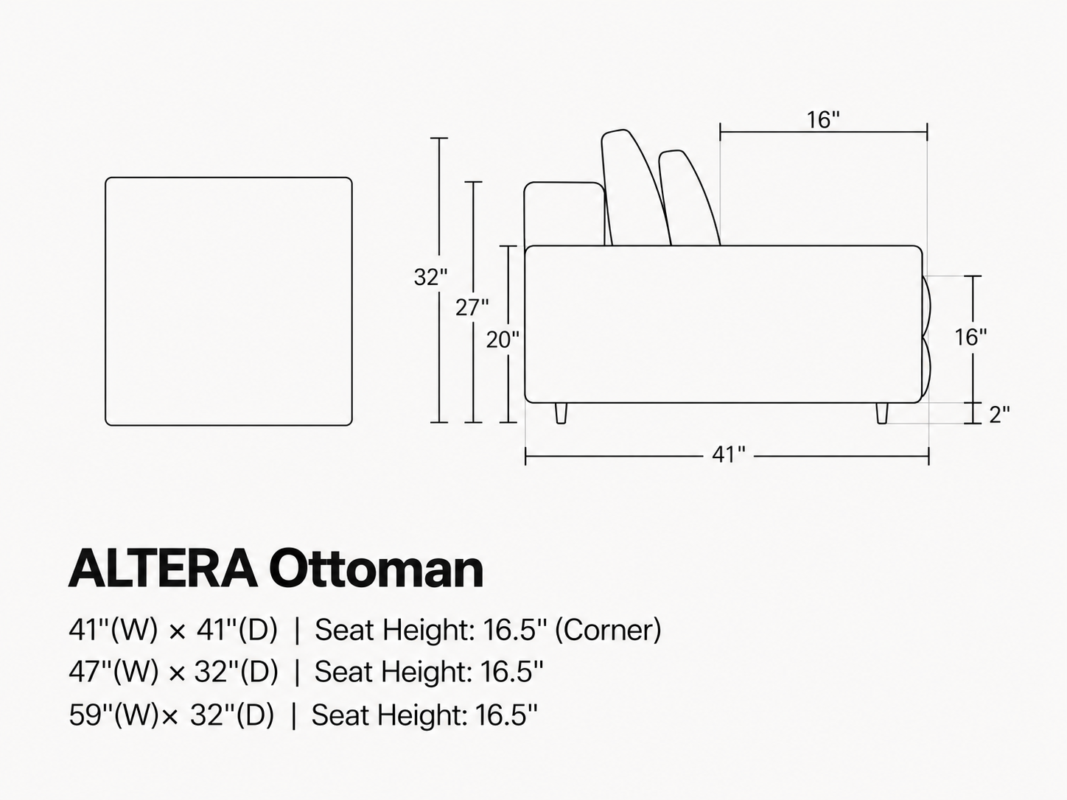 ALTERA Ottoman