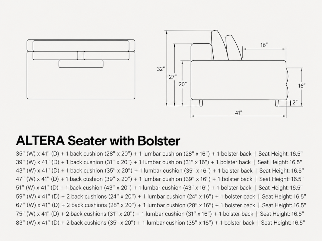 ALTERA Seater with Table