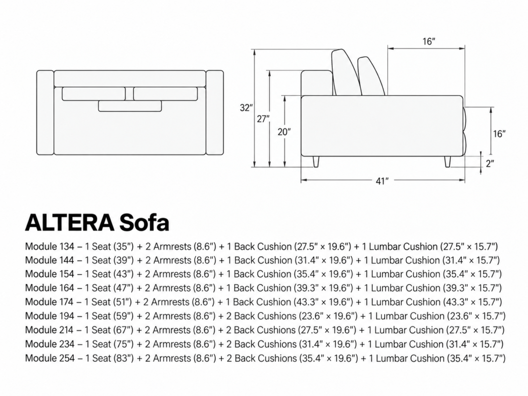ALTERA Sofa