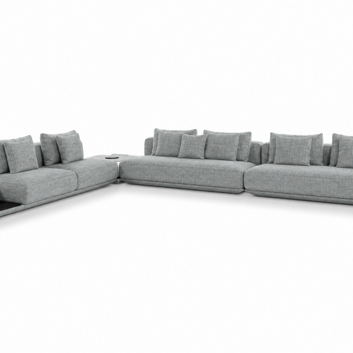 CHELSA 1 Seater Angled with Ottoman End