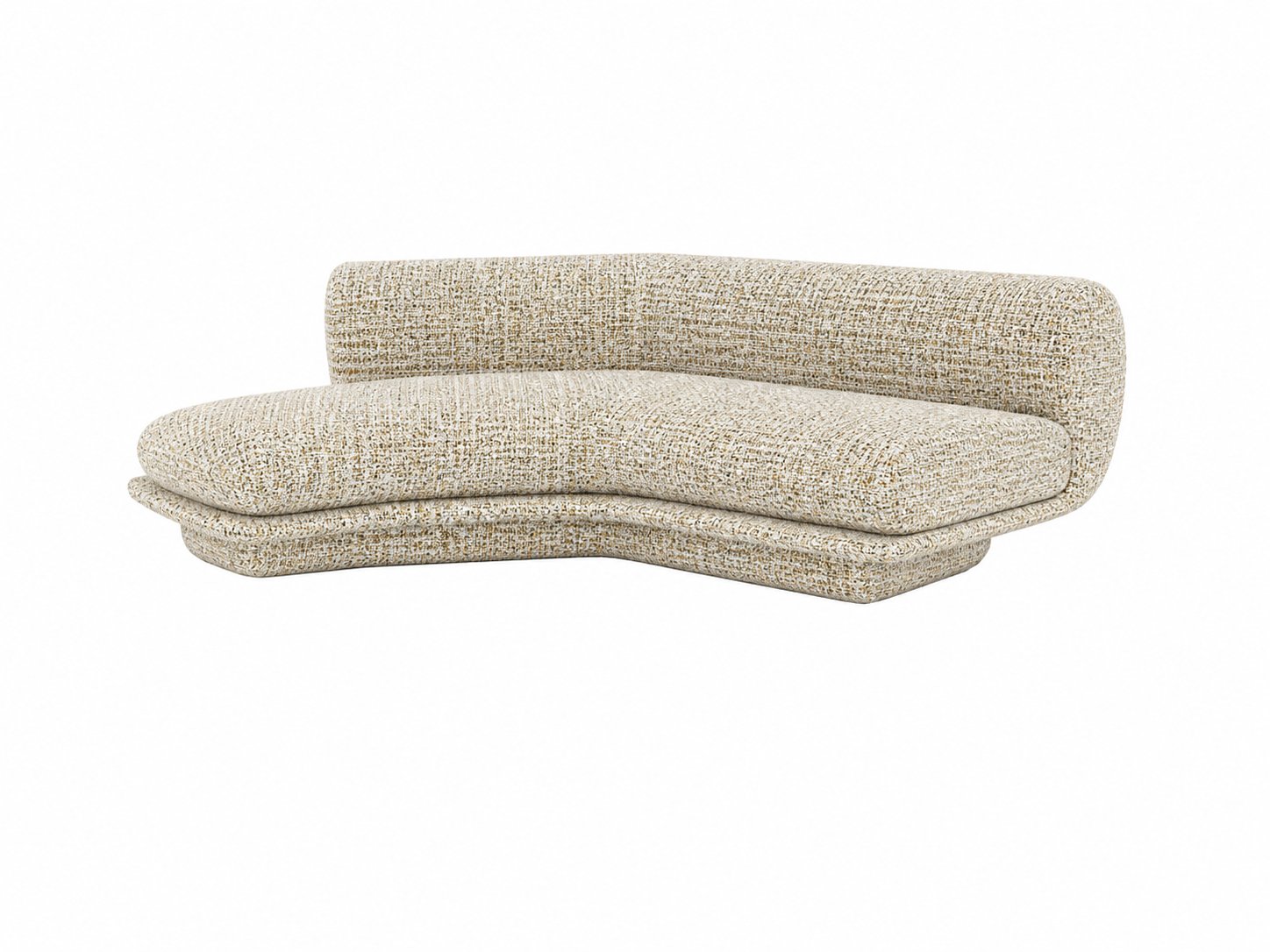 Cylus-Module-1 Seat-Curved-Straight End-1 (1) CYLUS Curved Seater with Straight End - Image 1