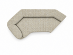 CYLUS Seater Curved with 1 Arm and Angled End - Image 3