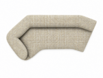 CYLUS Curved Seater with 1 Arm and Straight End - Image 3