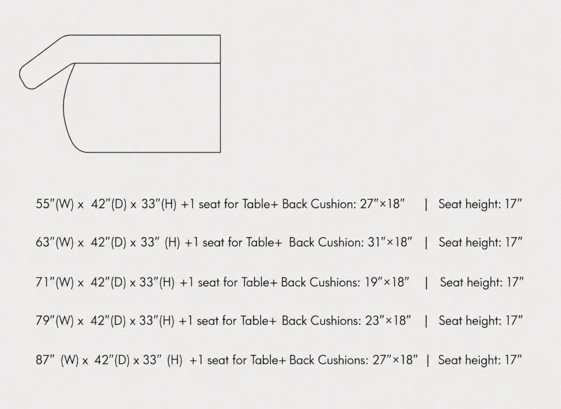 HUGGLE 1 Seater for Table