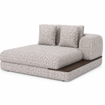 HOLLOW Chaise with Arm and Table