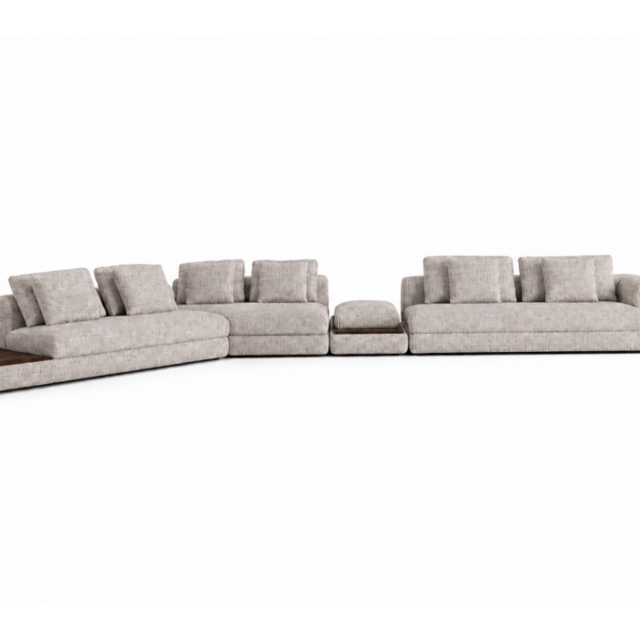 HOLLOW Chaise with Arm and Table