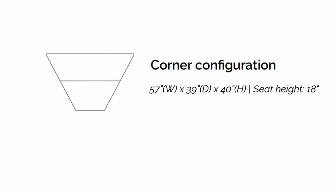 KELVO Corner Seater