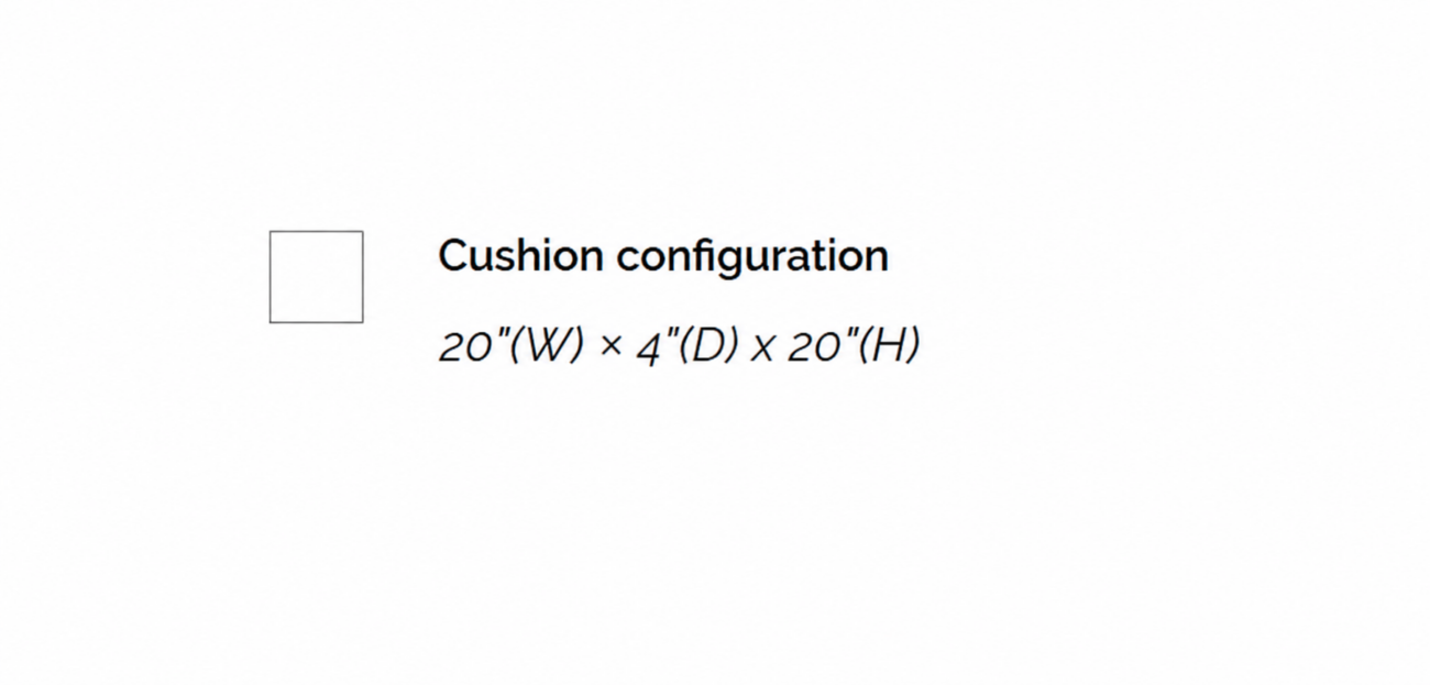 LARSON Back Cushion