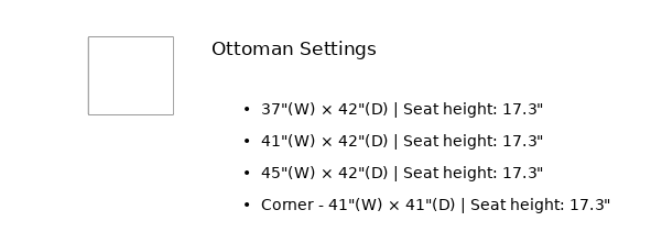 LONDON Ottoman
