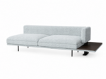 LONDON 2 Seater with 1 High Arm and Table