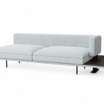 LONDON 2 Seater with 1 High Arm and Table
