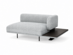 LONDON Seater with 1 High Arm and Table
