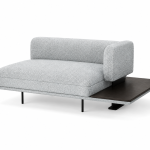 LONDON Seater with 1 High Arm and Table