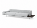 LONDON Sofa with High and Low Arm and Table