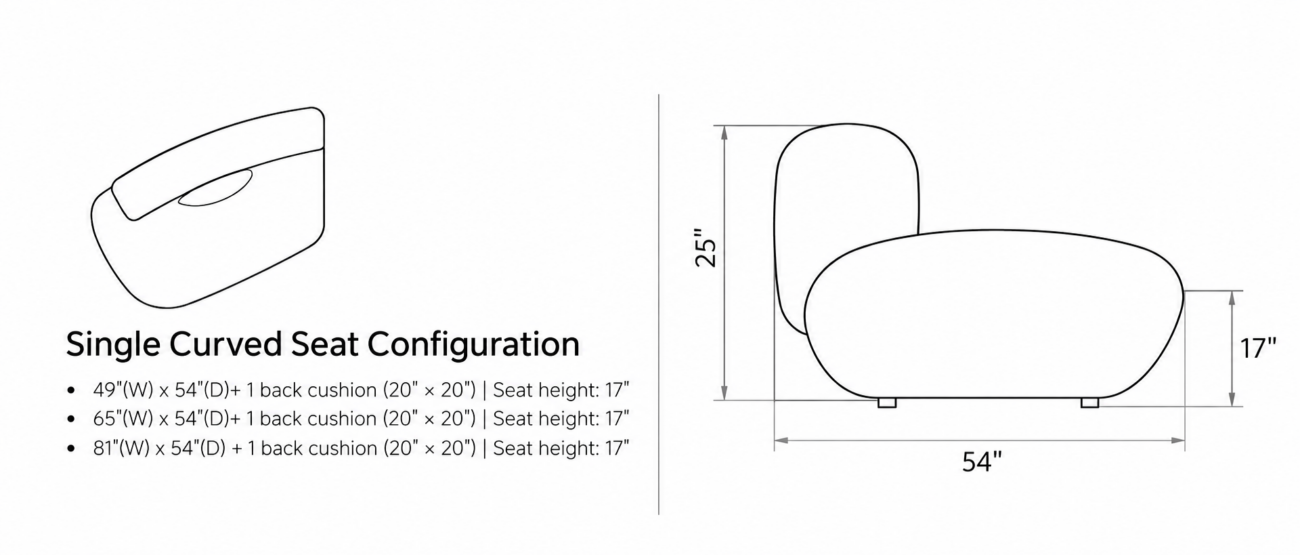 MENTO Seater Curved