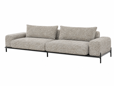RETREAT 1 Seater with Arm and 2 Goose Feather Back Cushion