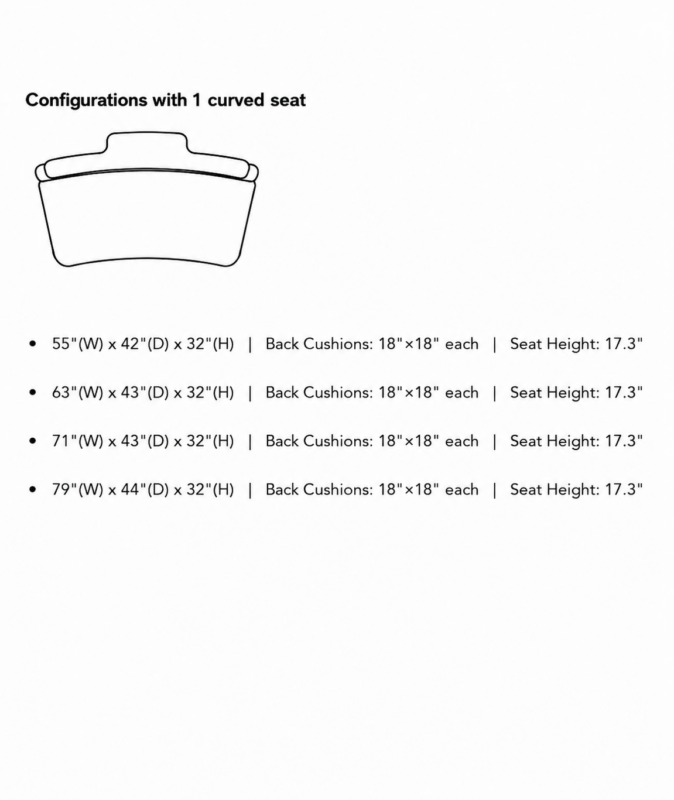 CLOVE Seater Curved