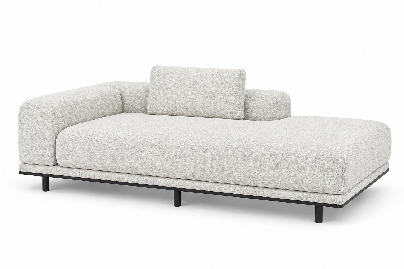 deck 2 DECK Seater with Arm and Ottoman - Image 1