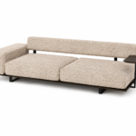 FLYNN 2 Seater Sofa with 1 Arm and Table