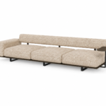 FLYNN 3 Seater Sofa with 1 Arm and Table
