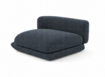 HUGGLE Chaise with 1 Seat and Recessed Base