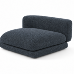 HUGGLE Chaise with 1 Seat and Recessed Base