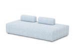 LARSON Ottoman Angled with 2 Roll Cushion
