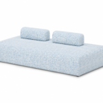 LARSON Ottoman Angled with 2 Roll Cushion